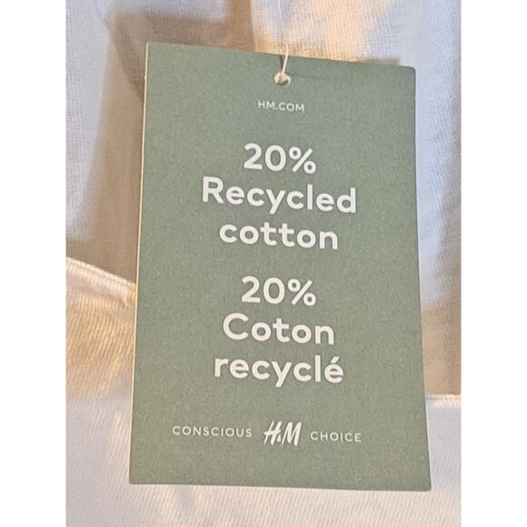 Women's H&M White Tank Top Size Large New with Tags - Picture 7 of 8